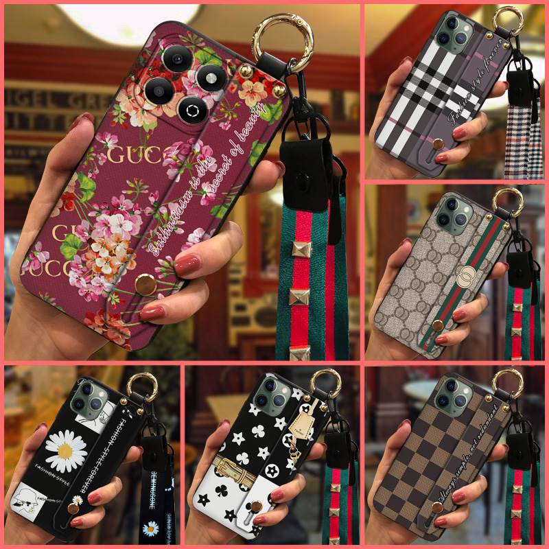 Lanyard ring Phone Case For Nokia G50 Anti-knock Waterproof Durable Kickstand Silicone Shockproof classical Luxury