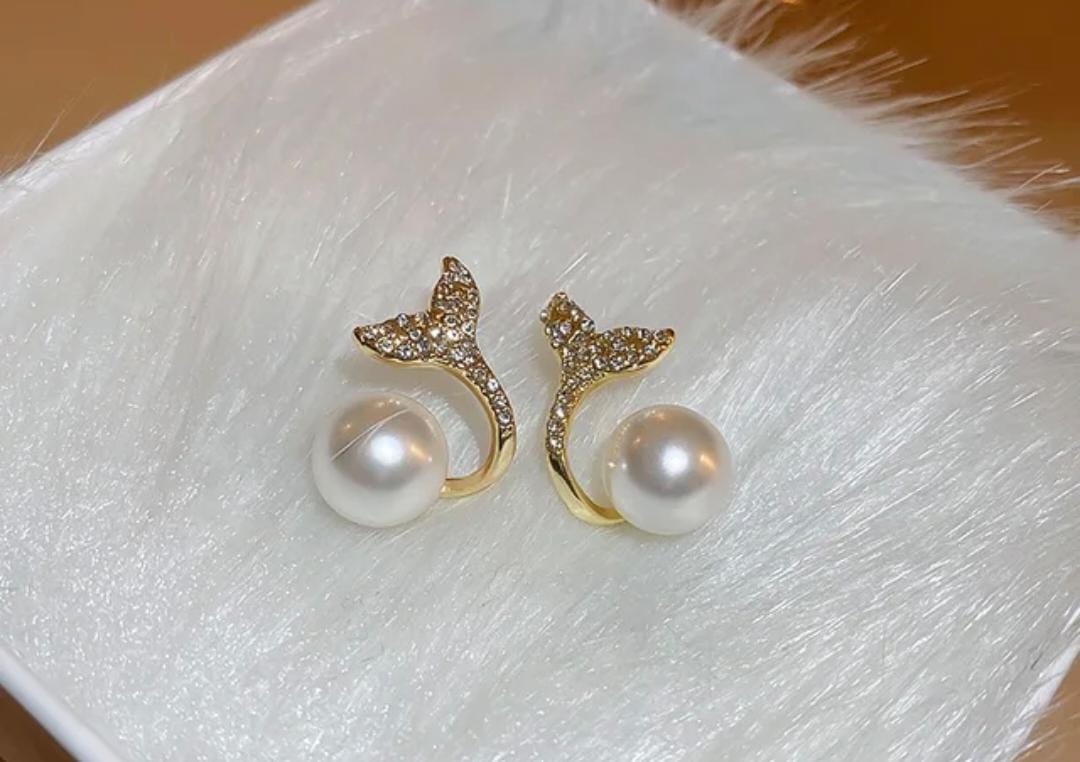 MASALA COTTAGE -Cherry Beads Drop Pearl, Jhumka, Earrings For Women - Pearl Design | Fashion Drop Pearl Earing For Women