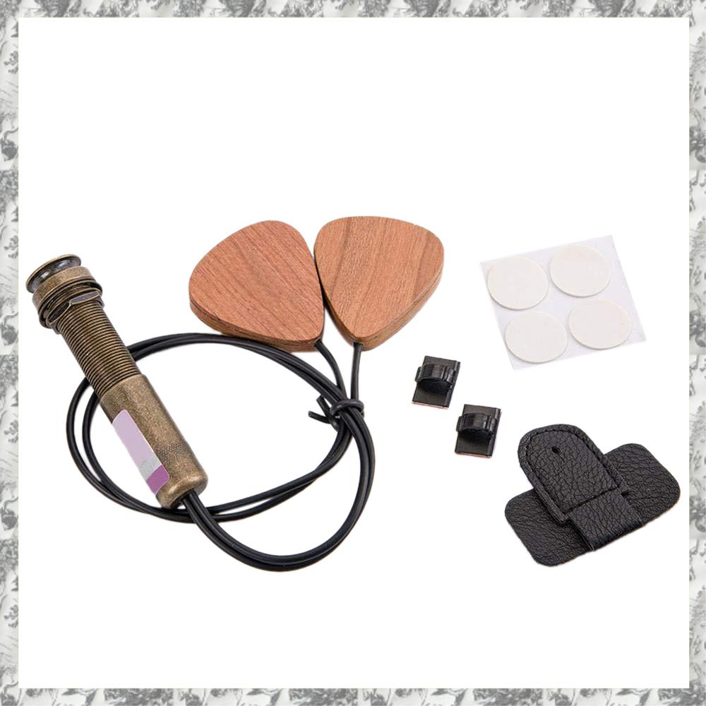 CGearuppt Classical Folk Acoustic Guitar Playing Board Pickup Free Hole Ukulele Box Drum Universal Perfect Sound Quality