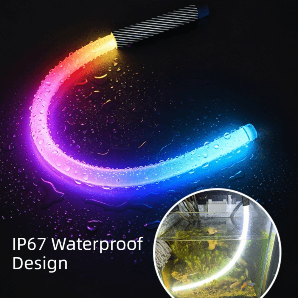 Durable High Lumens LED Flashlight Stick 3 Modes Waterproof Flexible Flashlight Stick Portable Rechargeable LED Work Lights Party Concert