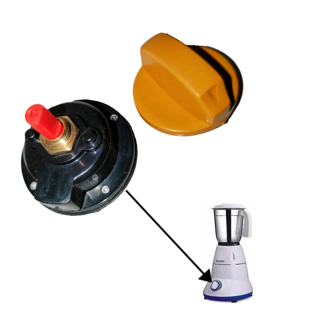 Mixer Grinder Rotary Switch Speed Control, Knob And Circuit Breaker Set