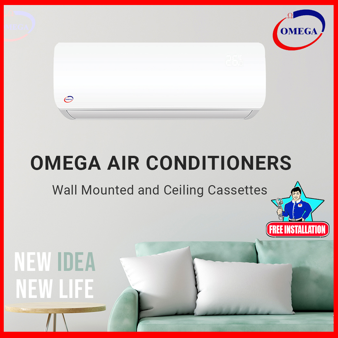 Omega 1.5 ton Fixed-speed Wall Mounted Air Conditioner | AUS-18H53AB7-702(18)