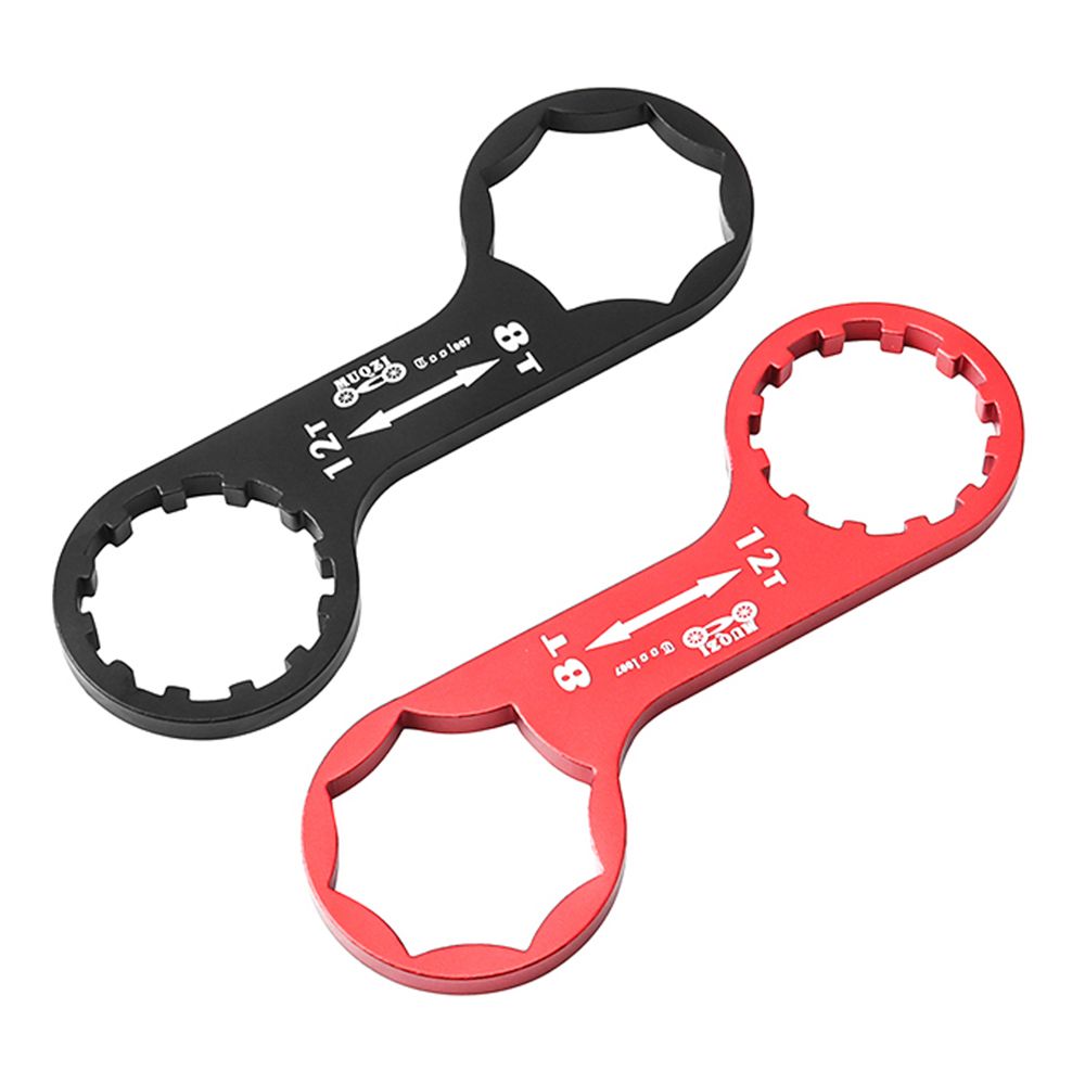 Aluminum Alloy 1PC Fork Shoulder Cap Waterproof Disassembly Tools Cycling Accessories Repair Wrench Fork Cap Wrench Removal Installation Spanner Bike Repair Tool