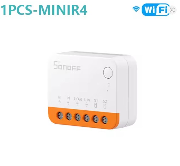 SONOFF MINIR4 MINI Extreme Wi-Fi Smart Switch 1-10pcs Detach Relay Mode Smart Scene Via eWeLink APP Alexa Home Alice
