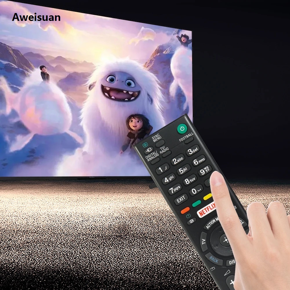 Aweisuan Profesional New RMT-TX100D Smart Remote Control for Sony TV