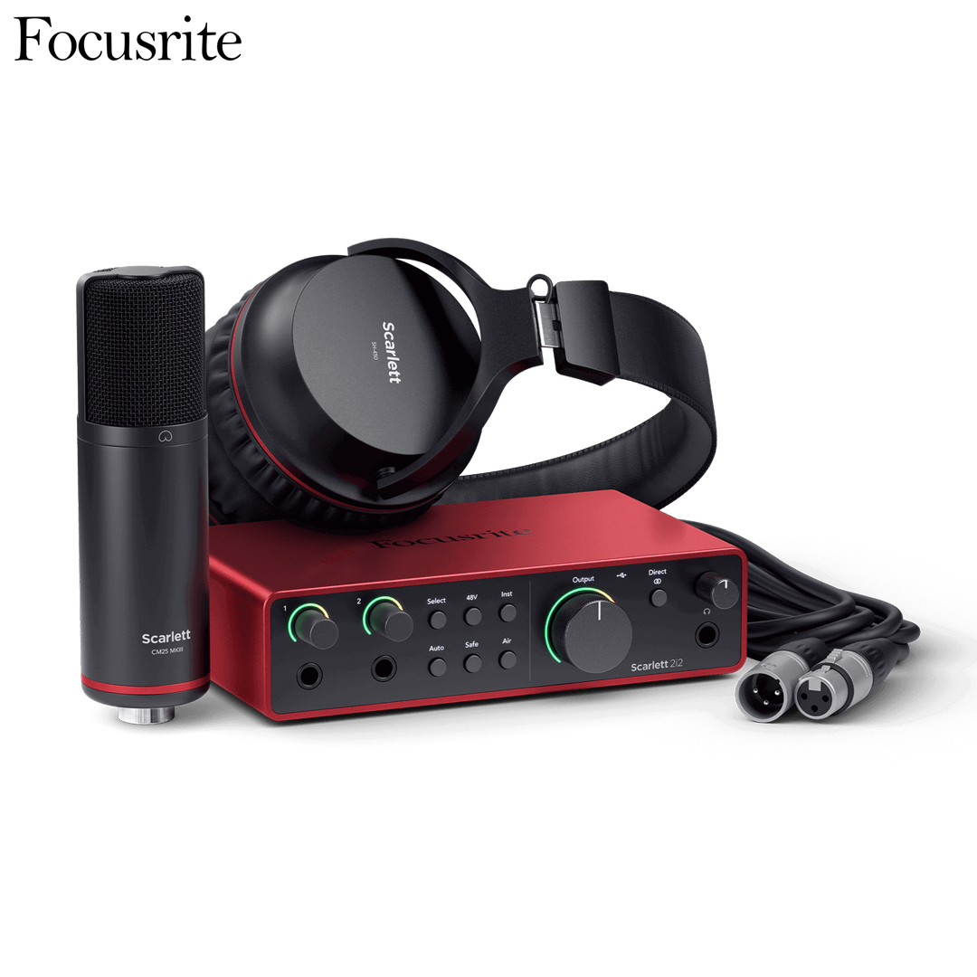 Focusrite Scarlett 2i2 Studio Bundle 4th Generation USB Audio Interface