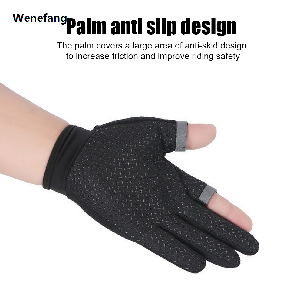 Wenefang Cycling Fingerless Gloves Gym Fitness Breathable Anti-Slip Women Men Half Finger Summer Fishing Female Bicycle Bike Gloves