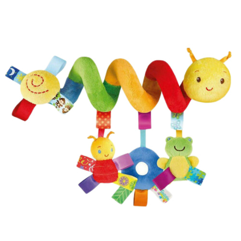JINMY 2X Cute Activity Spiral Crib Stroller Car Seat Travel Hanging Toys Baby Rattles Toy