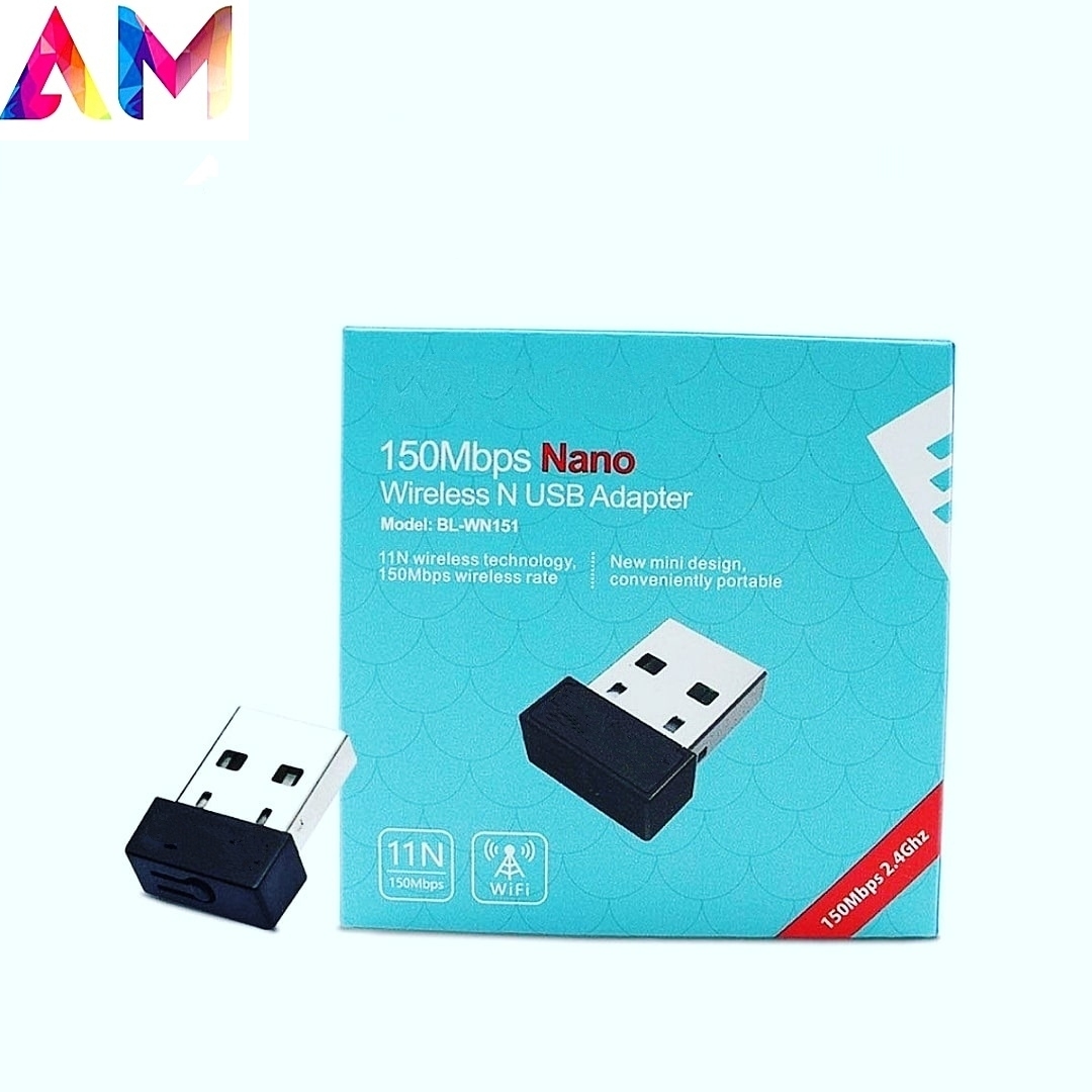 150MBPS Mini USB WiFi Wireless Adapter LAN Card Antenna Net WiFi Receiver