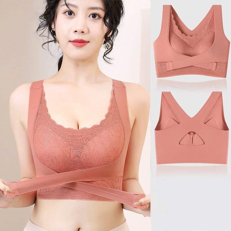 Push Up Lace Bra Lymphvity Detoxification And Shaping & Powerful Lifting Bra Full-Coverage T-Shirt Bra
