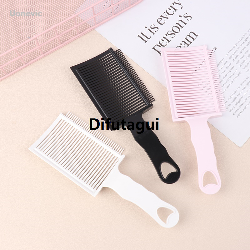 Difutagui Dragon Styling Tools Mix Flat Top Barber Industry Barber Hair Cutting Portable Fashion Comb New Faded Comb Special Comb Men's Heat Resistant Sand