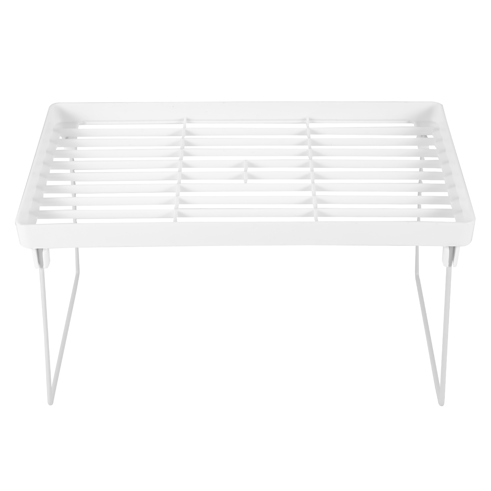 (GGBR) Stacking Cabinet Shelf Rack Steel Metal Leg - Cupboard, Plate, Dish, Counter & Pantry Organizer Organization - Kitchen