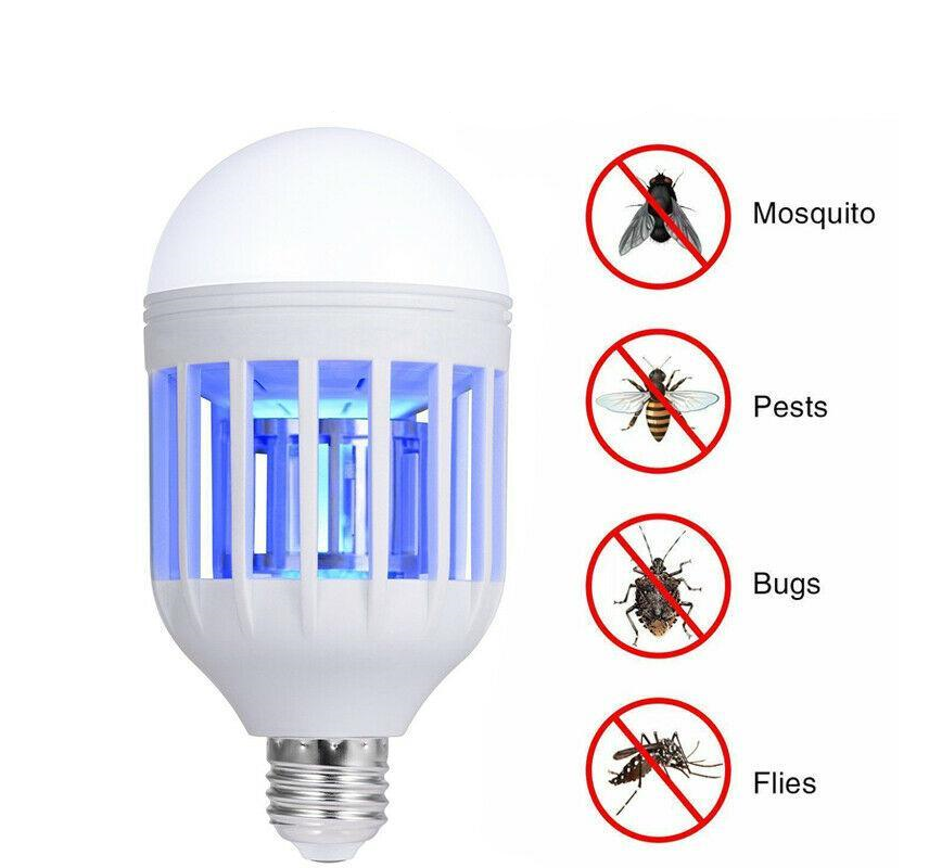 15W 2 In 1 LED Bulb Mosquito Killer Lamp