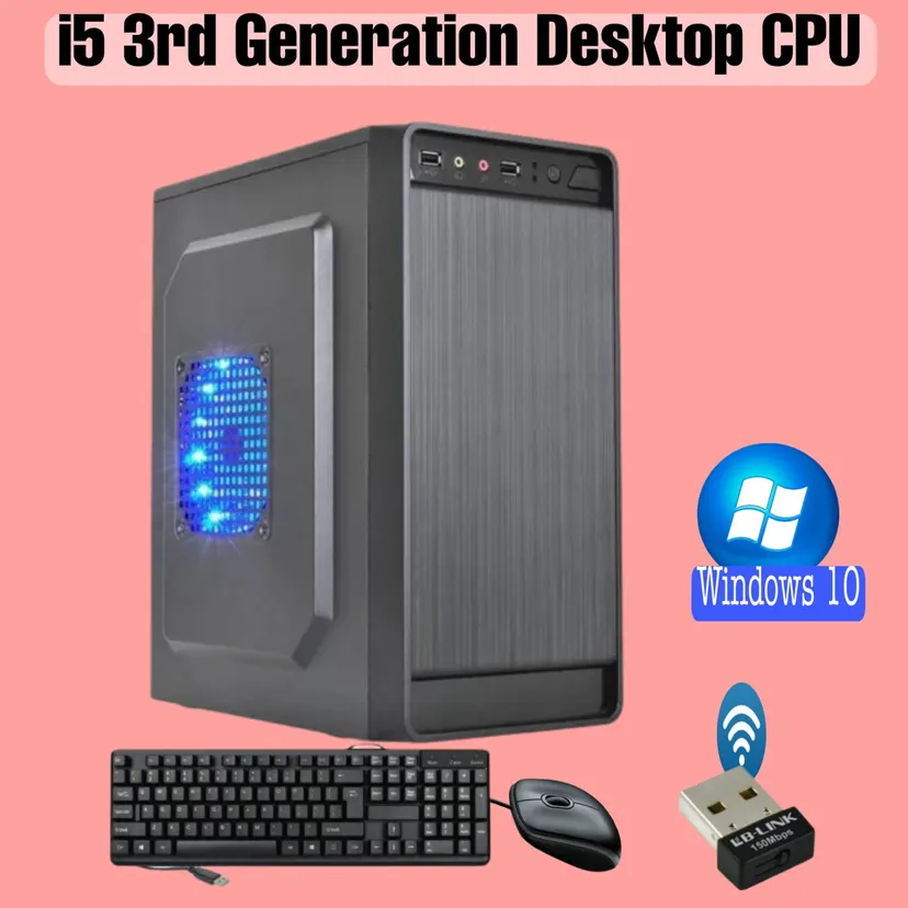 Desktop Computer CPU i5 3rd Generation with 4 GB RAM | 256 GB SSD