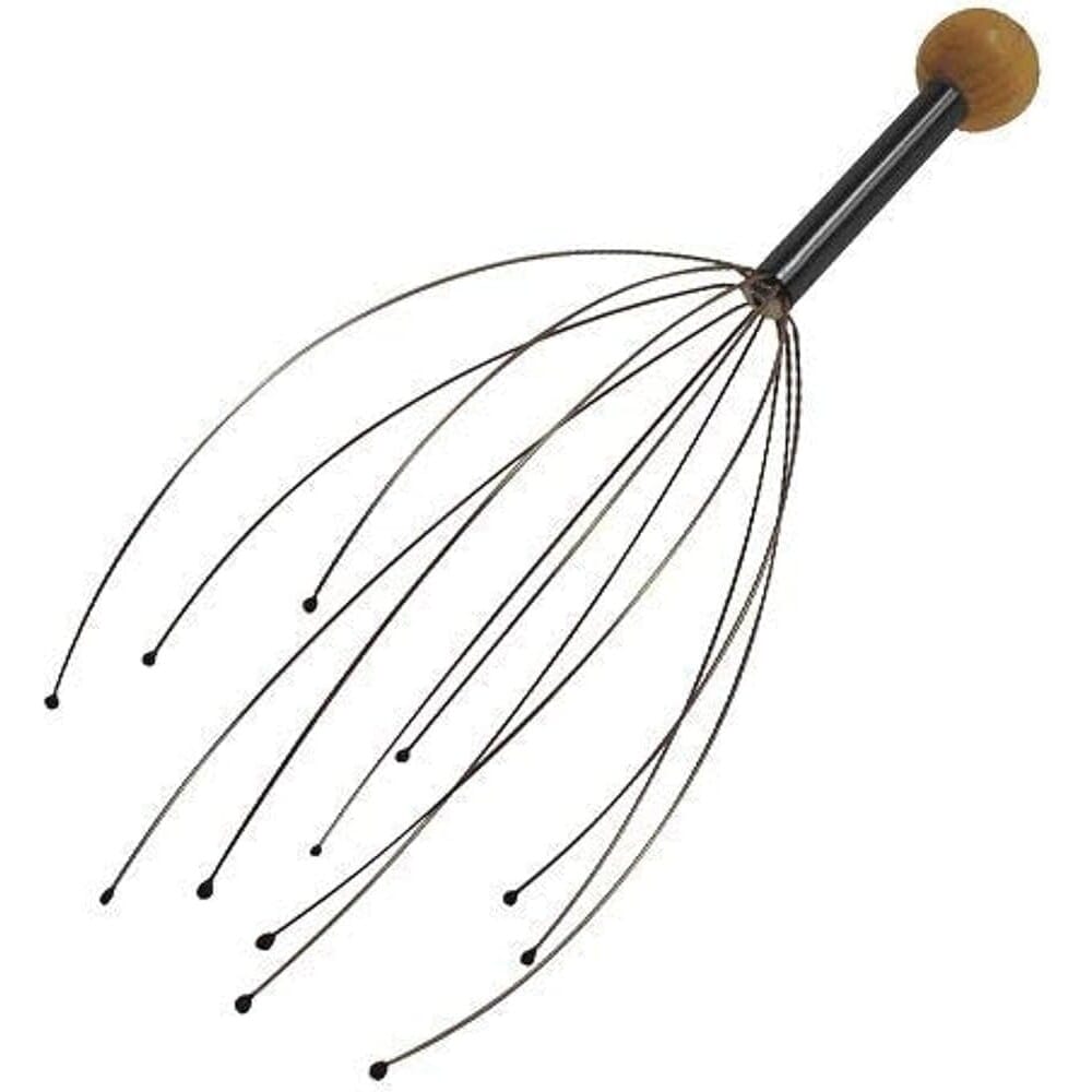 Manual Bokoma Hand Held Scalp Head Massager For Stress Relief Head Scratcher