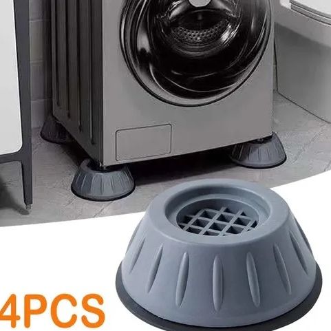4Pcs Anti-Slip Noise Reduction Machine Washing Feet Mats Refrigerator Base Anti Vibration Pads