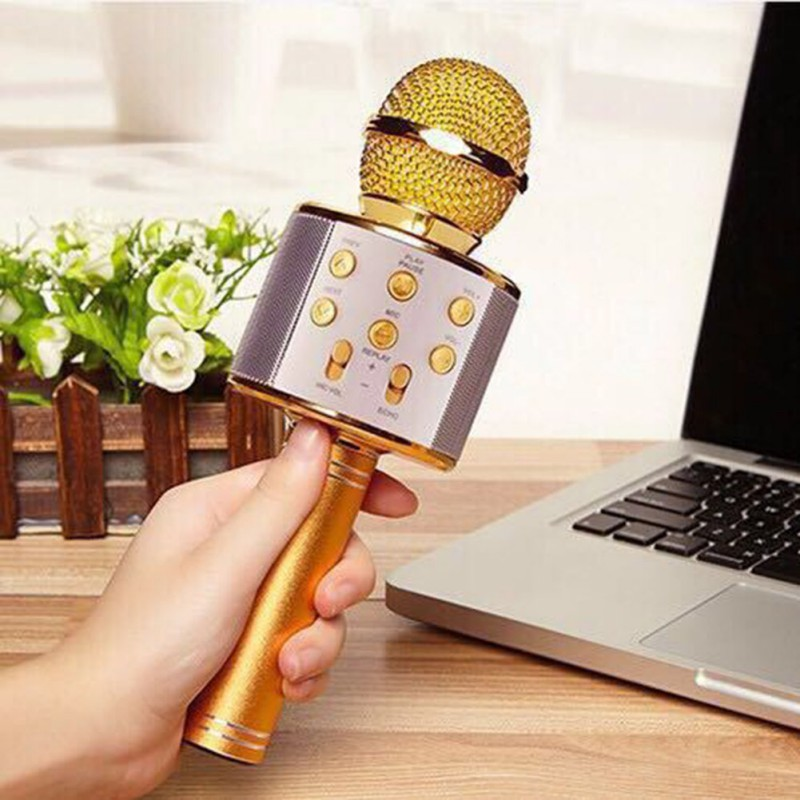 Bluetooth Speaker Microphone Karaoke