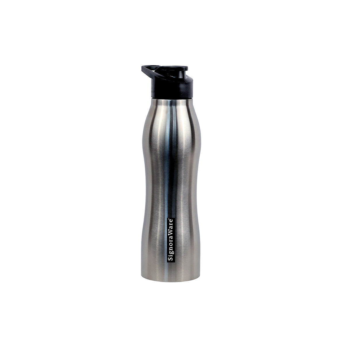 Signoraware Oxy Sipper Stainless Steel Water Bottle - 750ml | BPA-Free Leakproof Sports & School Sipper - Code 3465