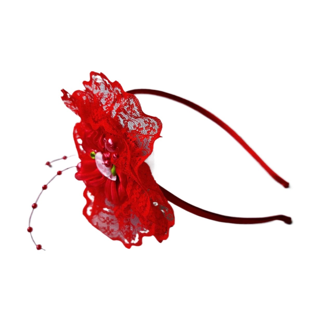 1 PC Super Stylish Metal Body Solid Hairband Flower Décor Headband For Baby Girl Infant Hair Accessories