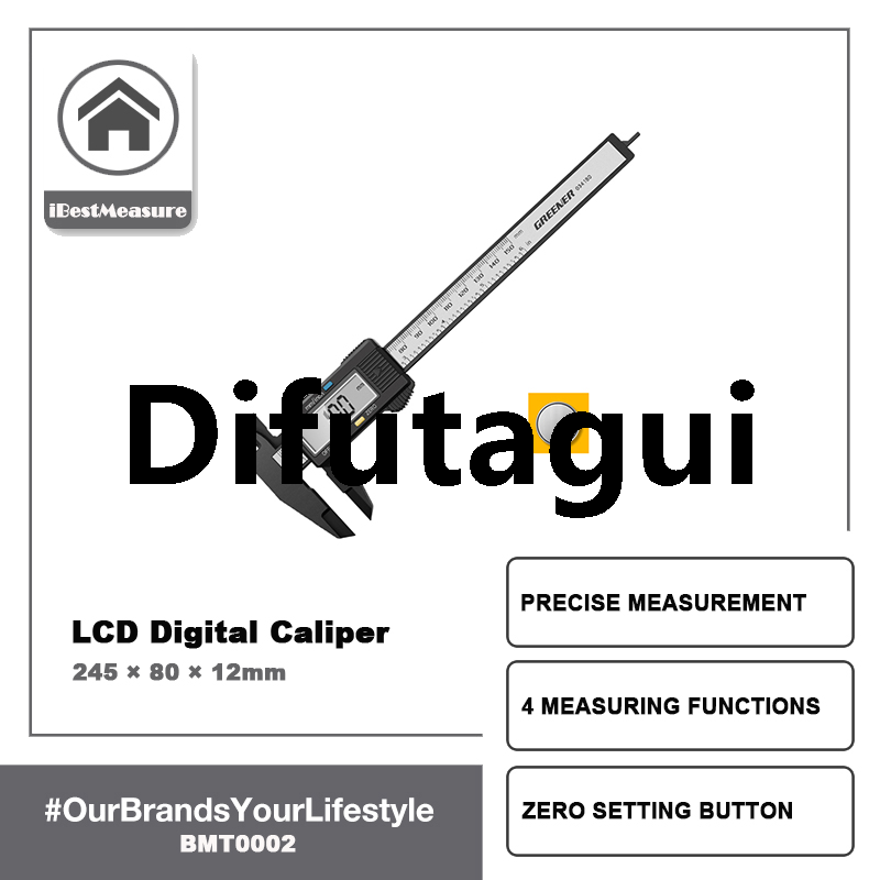 Difutagui Vastar 6inch 150mm Electronic Digital Caliper Sales promotion Ruler Carbon Fiber Composite Vernier
