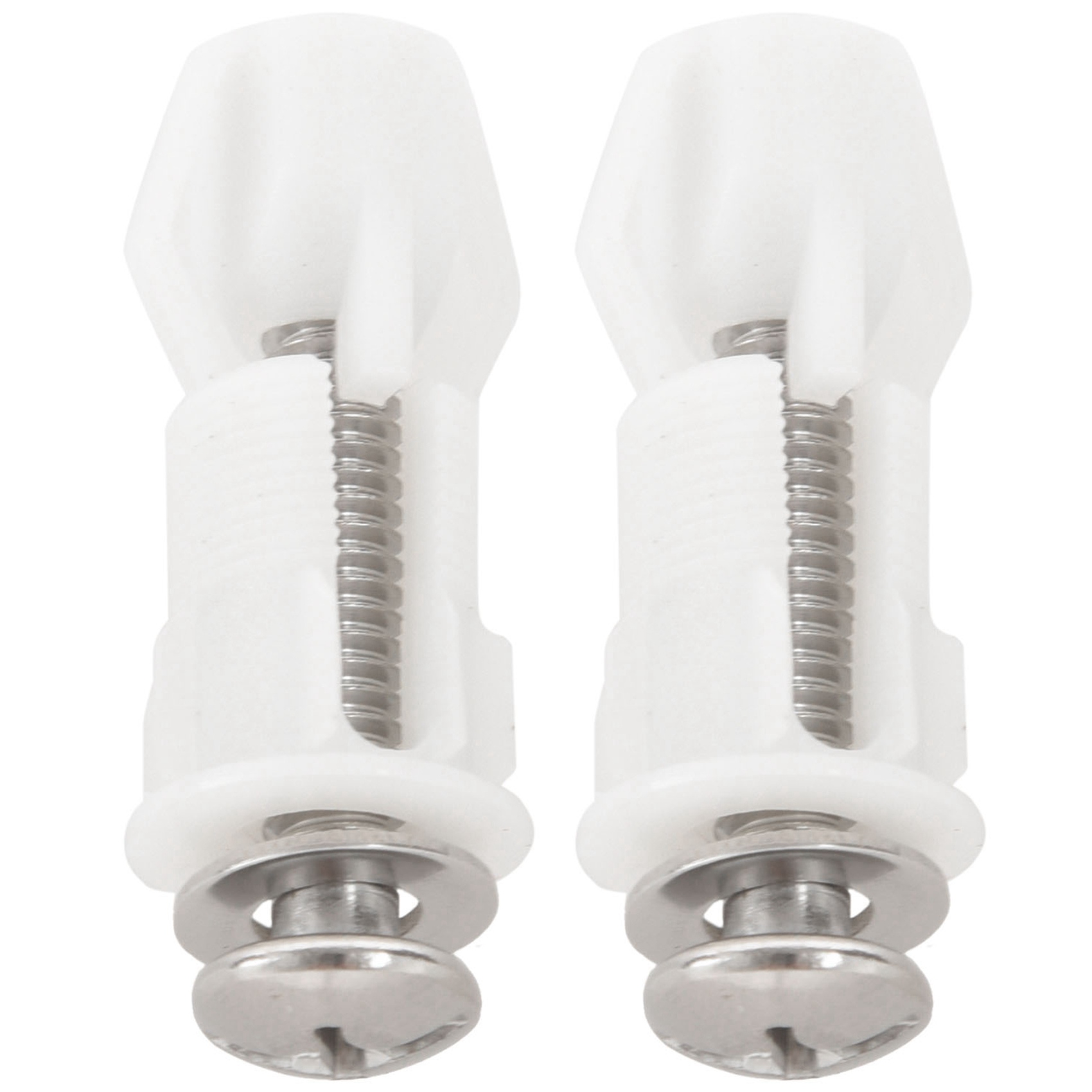 Toilet Seat Hinges Screws WC Hole Fixing Easy Installation 4 Pack