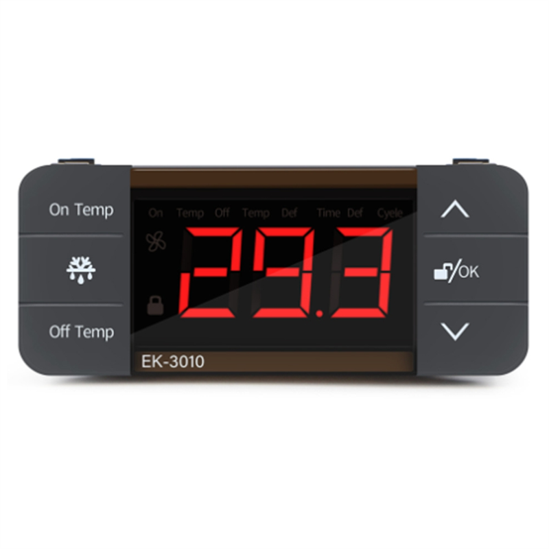Digital Temperature Controller 220V Cool Heat Switch Refrigerator Refrigeration Defrost Thermostat Sensor Durable Easy Install Easy to Use
