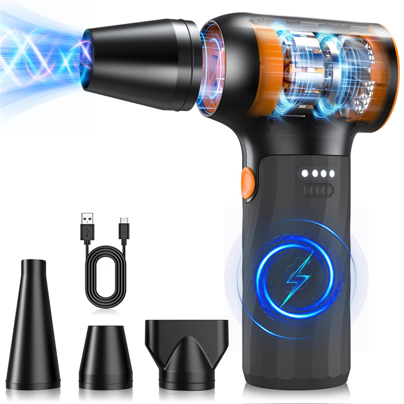 Mini Blower Turbo Fan 130000RPM - Cordless Air Duster Blower
