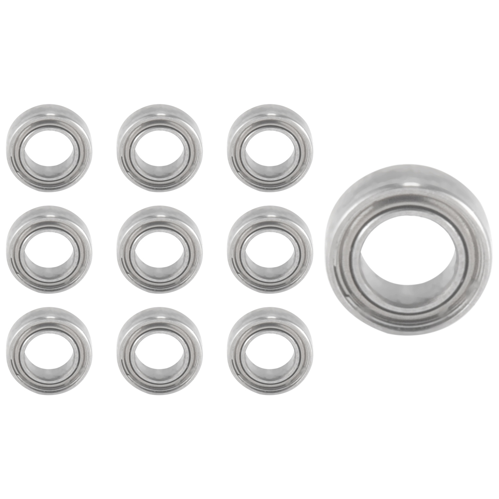 NAMUNY Pack of 10 SMR74ZZ ABEC-9 Stainless Steel 4X7X2.5mm High-Speed Mobile Phone Bearings