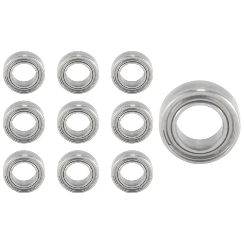 NAMUNY Pack of 10 SMR74ZZ ABEC-9 Stainless Steel 4X7X2.5mm High-Speed Mobile Phone Bearings