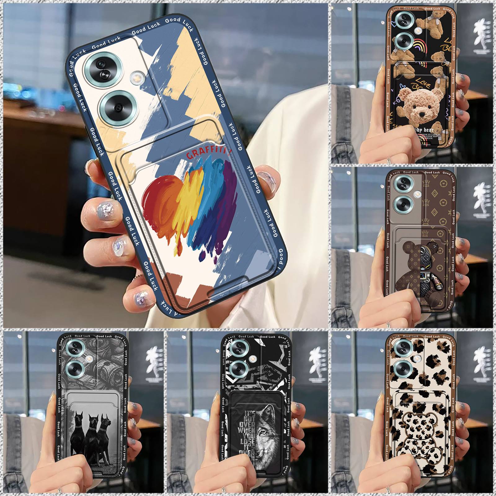 Card bag Card slot Phone Case For OPPO A79 5G 2023/A2 5G/1+Nord N30 SE Soft case Anti-dust Durable Cover Dirt-resistant