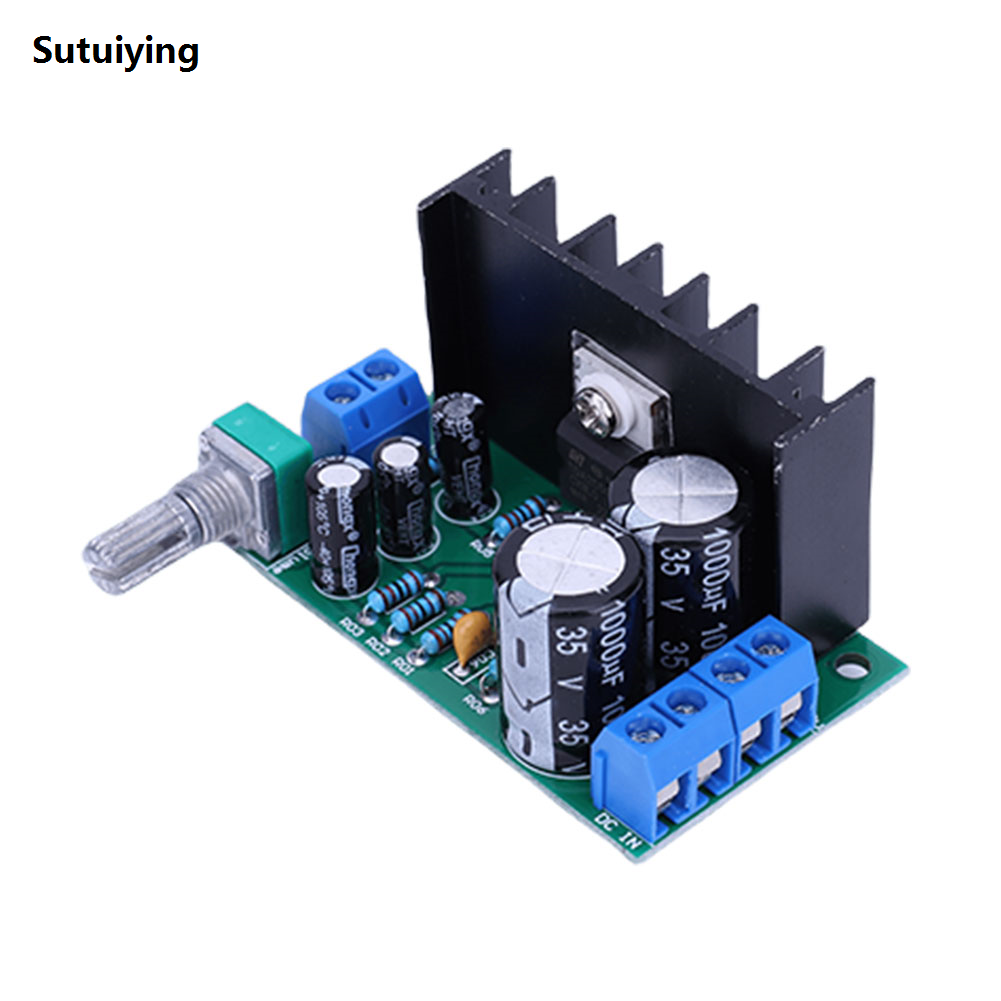 Sutuiying TDA2050 Mono Audio Power Amplifier Board 1-2A Audio Amplifier Sales promotion Output Module 10-100W Stereo Power Amplifier 1-Channel