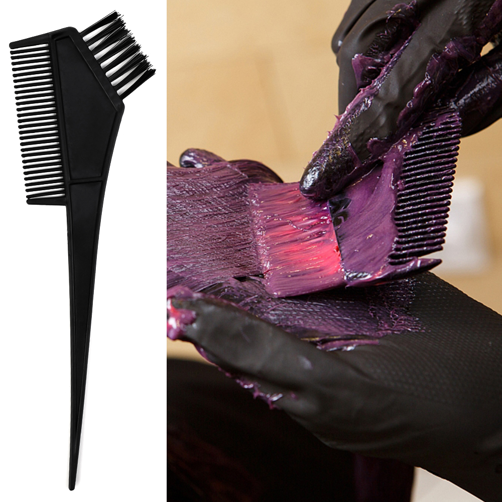 Professional Hair Dyeing Brush Salon Hair Coloring Comb Salon Hair Coloring Tools Hair Silicone Dyeing Brush Hairdressing