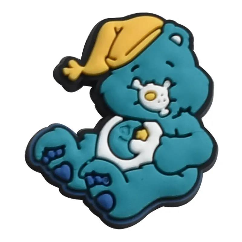 High Quality Charms Hot Anime Game Care Bears Movie Accessories Shoe Decoration Pins Elegance for Girls Boys Kids Gifts PVC Badges