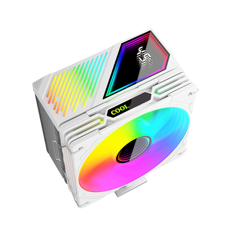 CPU Air Cooler 1800RPM with1800RPM ARGB PWM Cooling Fan High Airflow Radiator forEfficient CPU Cooling