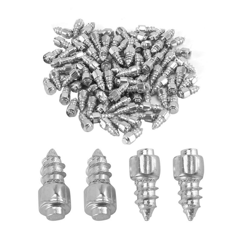 ARELENE 800pcs 9 mm Tire Studs Snow Spikes Anti-Slip Anti-Ice for Car Truck Bicycle Boot Motorcycle ATV SUV Auto