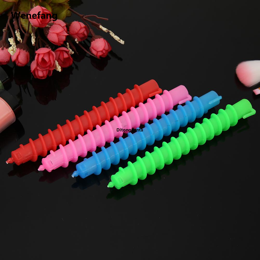 Wenefang Tools Salon Hair Stick Spiral Long 35PCS/1826/30/ Plastic Hair Iron, Perm Styling Curling Iron DIY