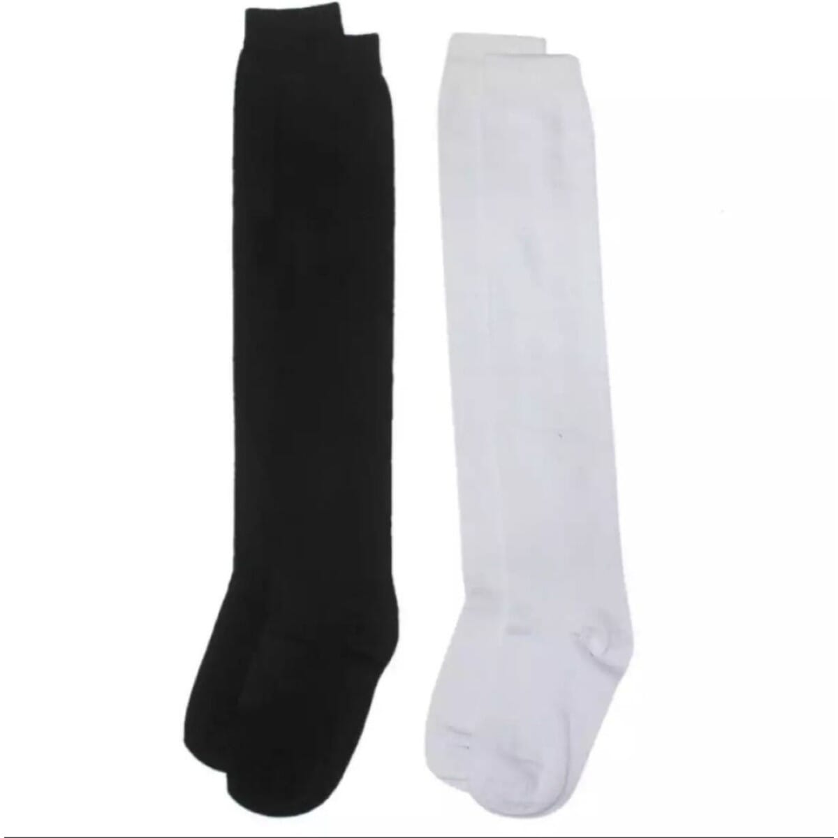 Combo of 2 Pairs Over Knee Long Socks for Women Cotton Nylon Comfortable Fit