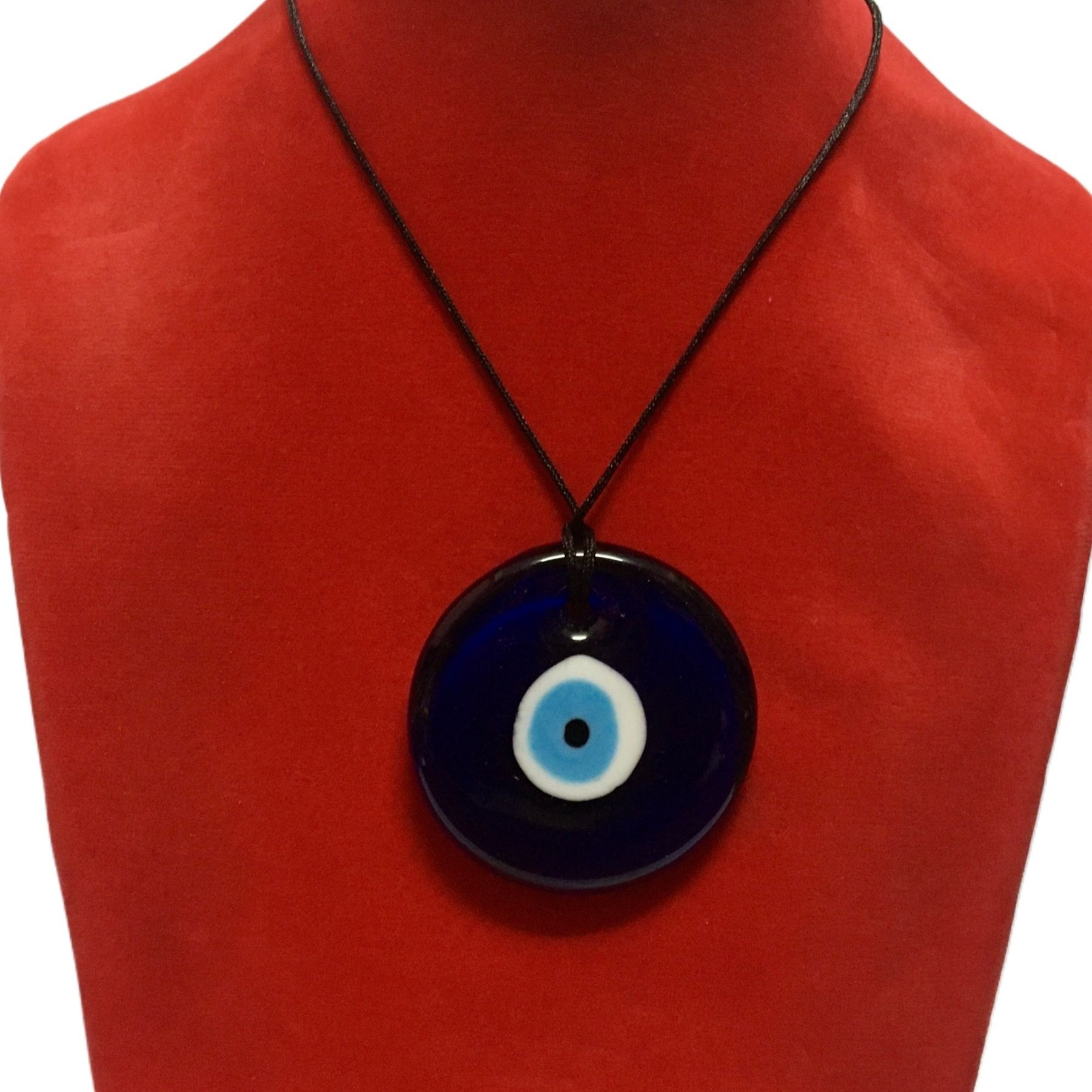 Turkish Lucky Blue Evil Eye Pendant Choker Necklace For Women Lucky Charm Protection Jewelry Trendy Fashion Daily Wear Gift Stylish Design