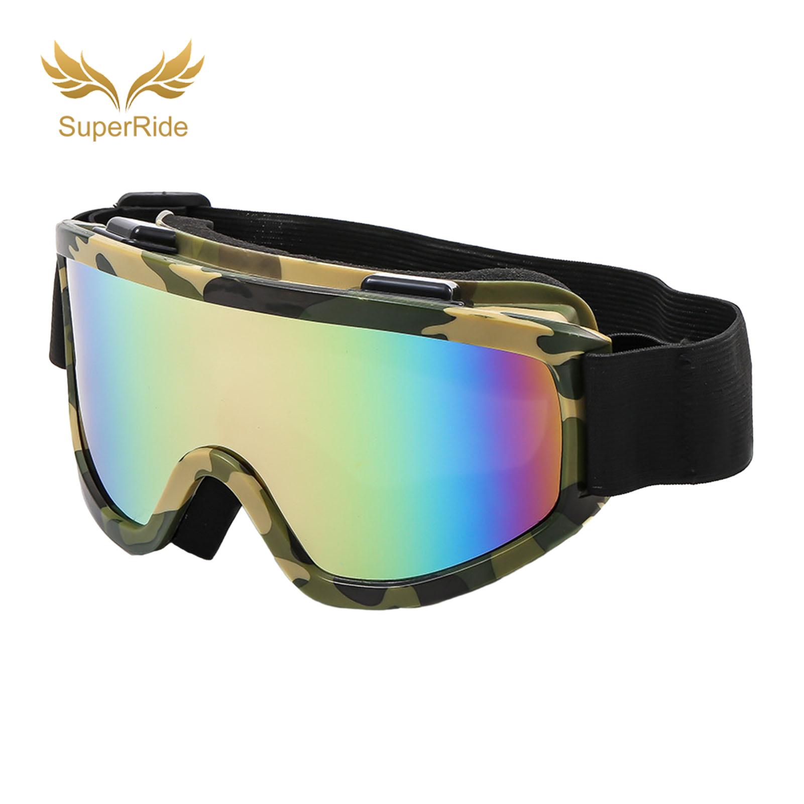 SuperRide Anti-fog Ski Goggles Winter Ski Goggles for Men Women Double Layer Anti-fog Uv Protection Snow Sports Glasses Windproof for Cycling