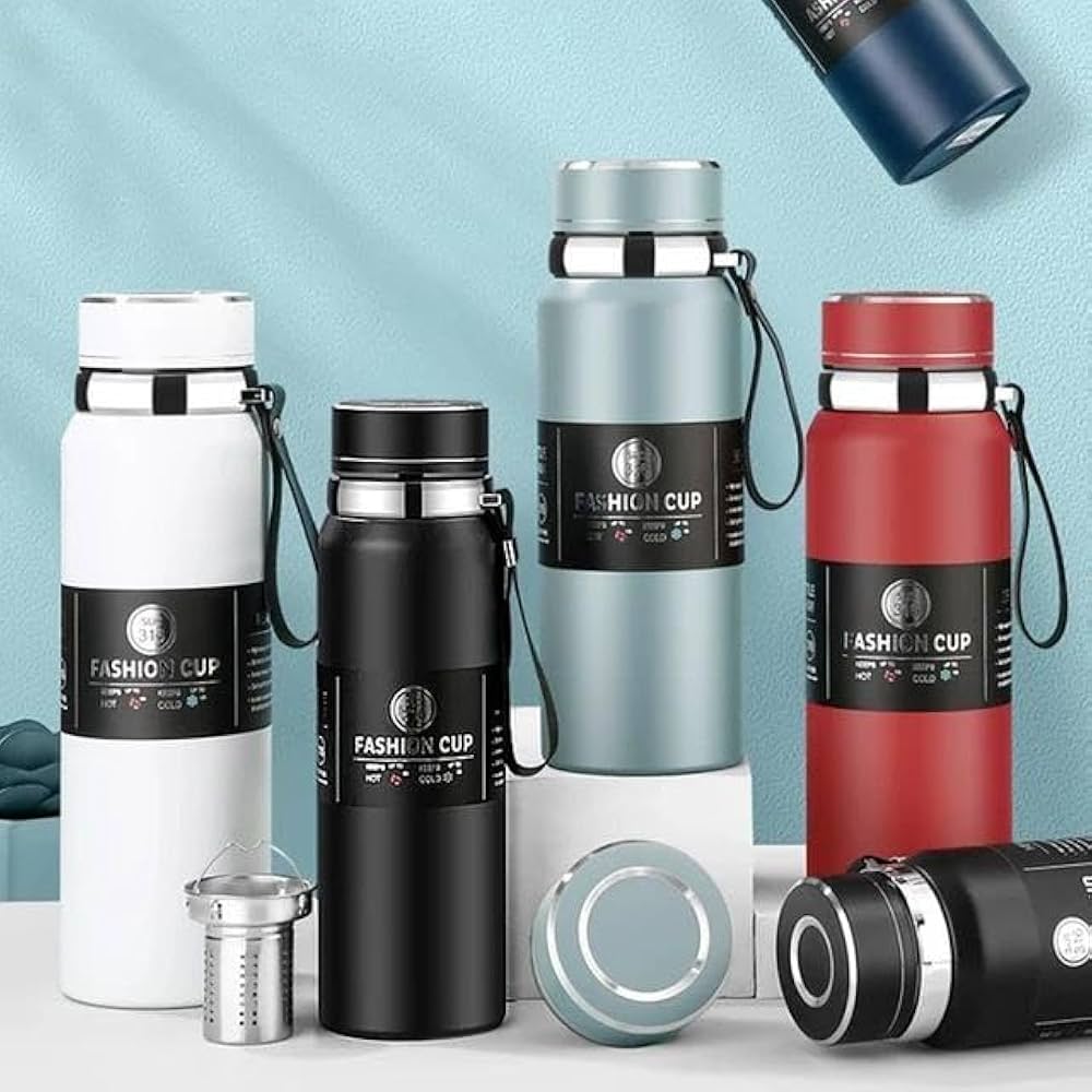 800ml Portable Thermal Water Bottle Tumbler Vacuum Insulated 304 Stainless Steel Thermos