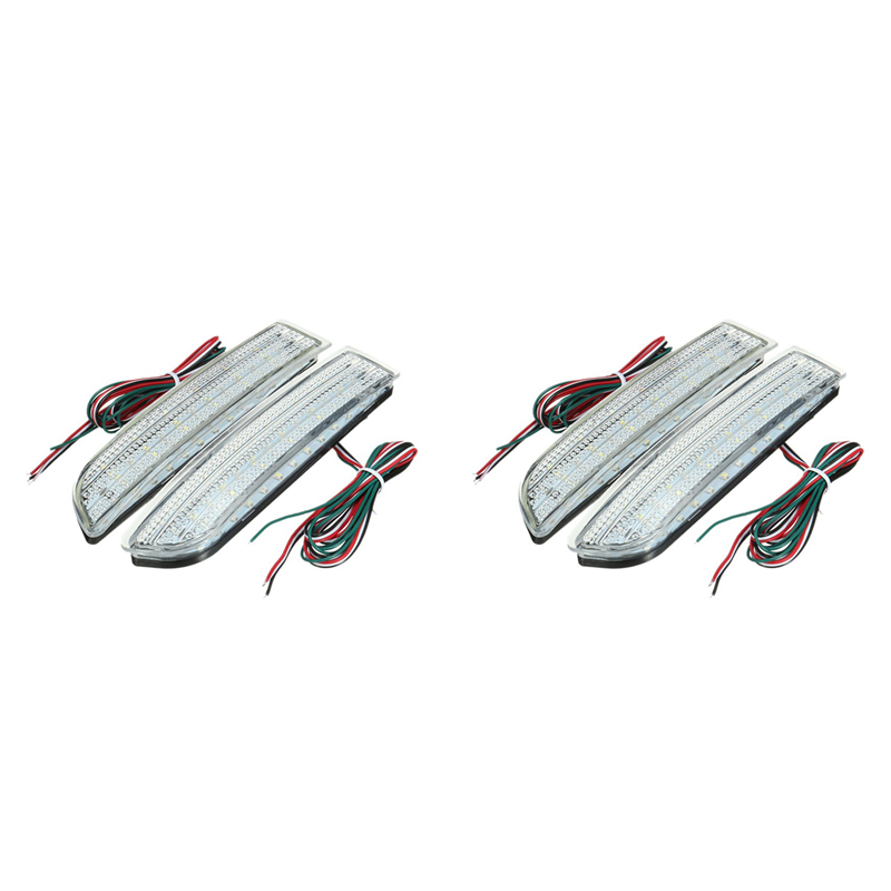 OYPFXMI 4x Car LED Tail Light Parking Brake Rear Bumper Reflector Lamp for Avensis/Alphard Mki/ A