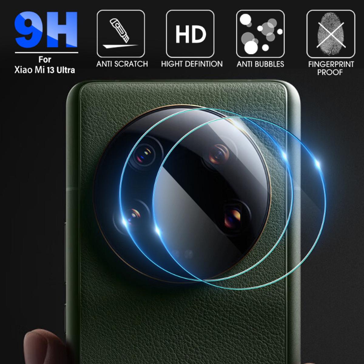 3Pcs Clear Compact Ultra-thin Tempered Glass Lens Films Ultra-Clear Transparent Lens Protectors For Xiaomi 13 Ultra/13 Pro/13