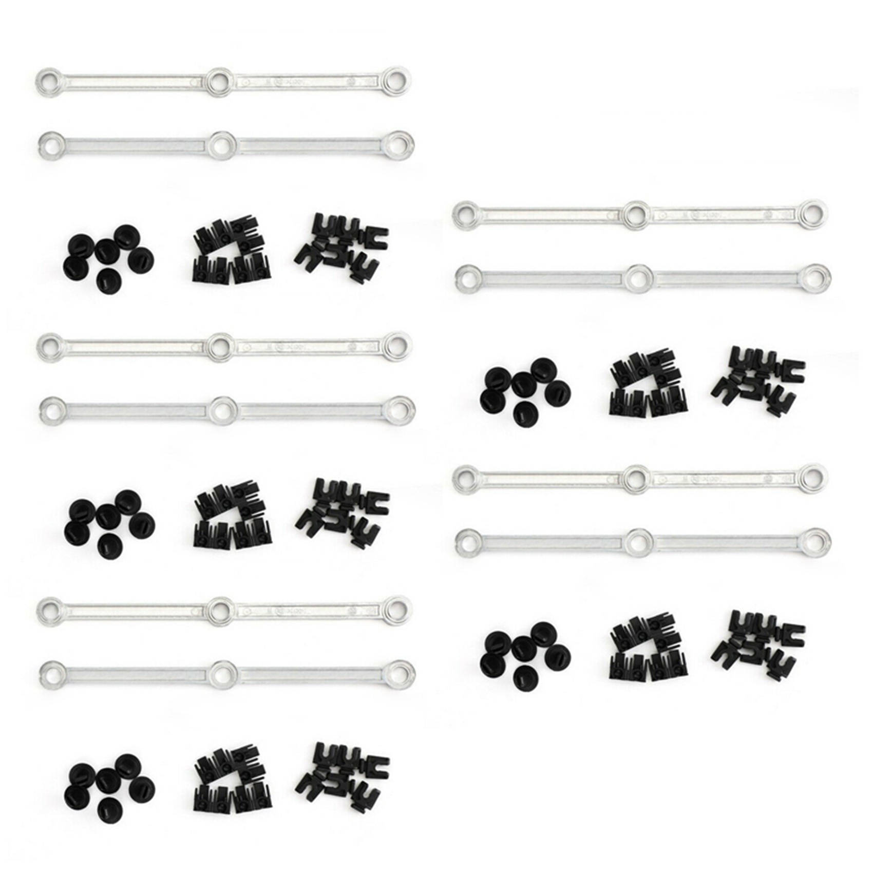 fasdaga 5X 6420903237 Intake Manifold Runner Connecting Rods Aluminum for 3.0L V6 OM642