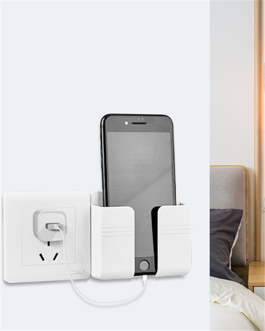 Wall Mounted Mobile Phone Charging Hanging Holder Bracket Remote Control T-Shirt Shape