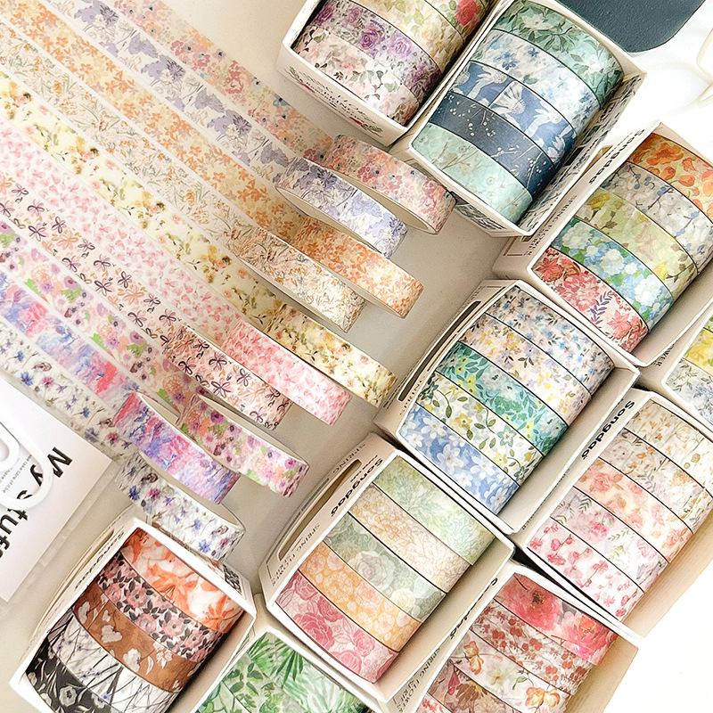 Sweet Journal Romantic Letter Series PET English Phrases Decorative Sticky Tape for Journaling Diary DIY Crafts Scrapbooking