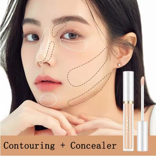 1 Piece Lookme Waterproof Oil Control Concealer Cream - Matte Full Coverage Liquid Foundation for Acne, Dark Circles & Long Lasting Facial Makeup