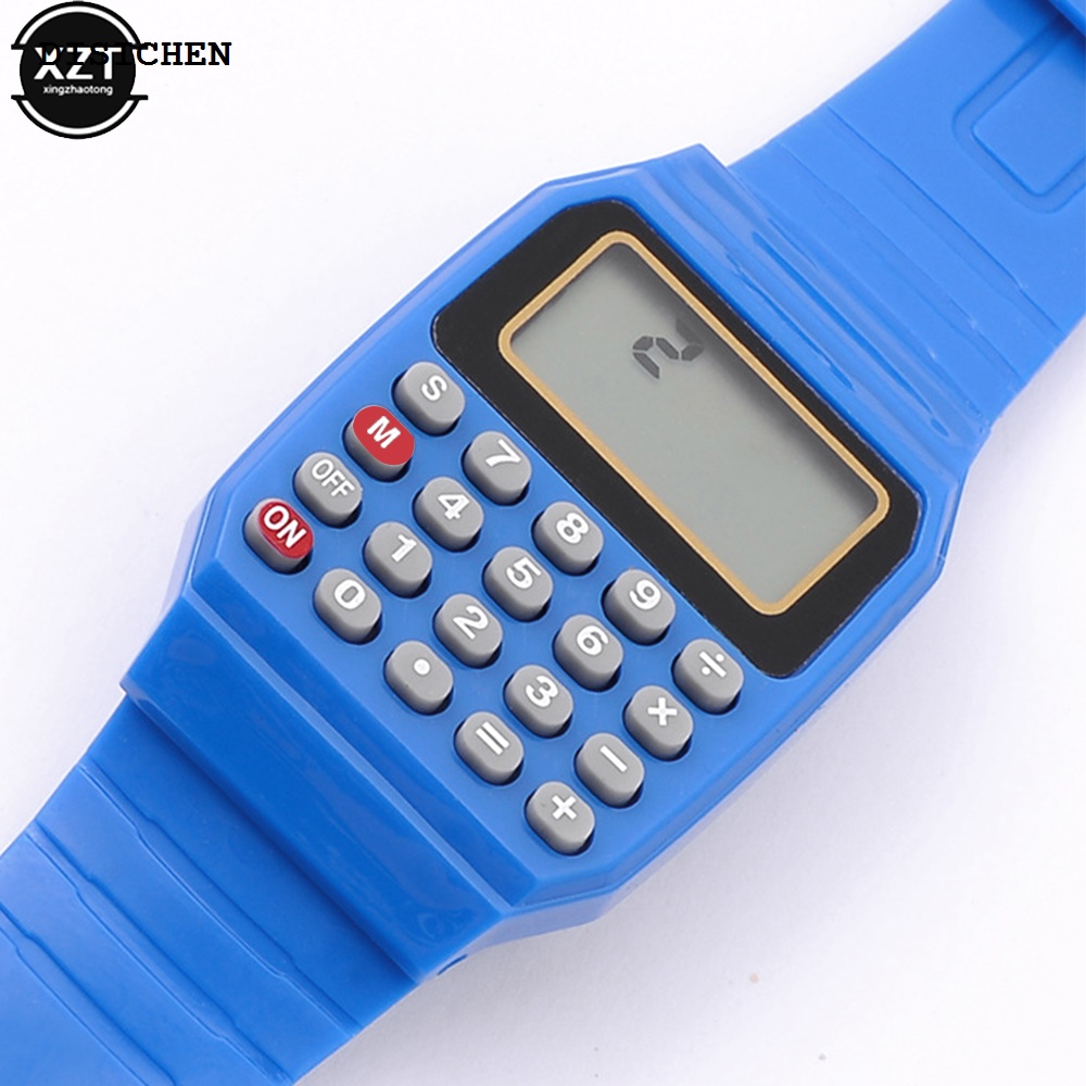 DISICHEN High Quality Portable Children Wrist Watch Digital Square Mini Calculator Exam Tool Kids Gift Calculator Smart Watch