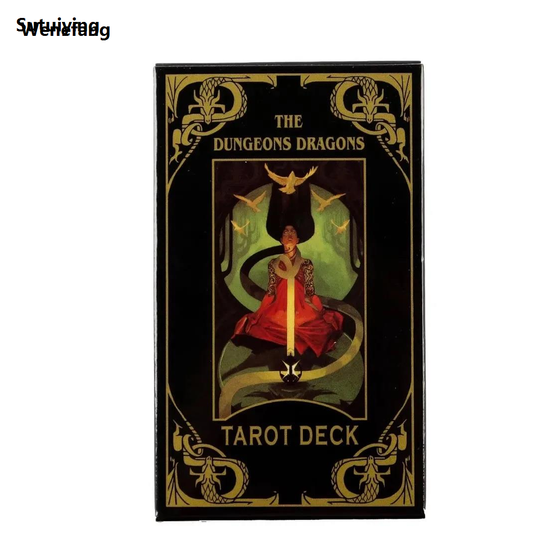 Wenefang Sutuiying Cartas de Tarot The Dungeon Dragons Tarot adivinación juego de Profesional 2025 cartas Favor de fiesta juego de mesa divertido juego de cartas