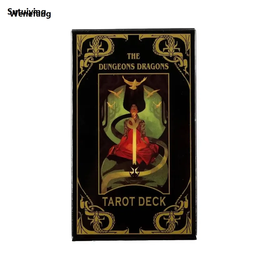 Wenefang Sutuiying Cartas de Tarot The Dungeon Dragons Tarot adivinación juego de Profesional 2025 cartas Favor de fiesta juego de mesa divertido juego de cartas