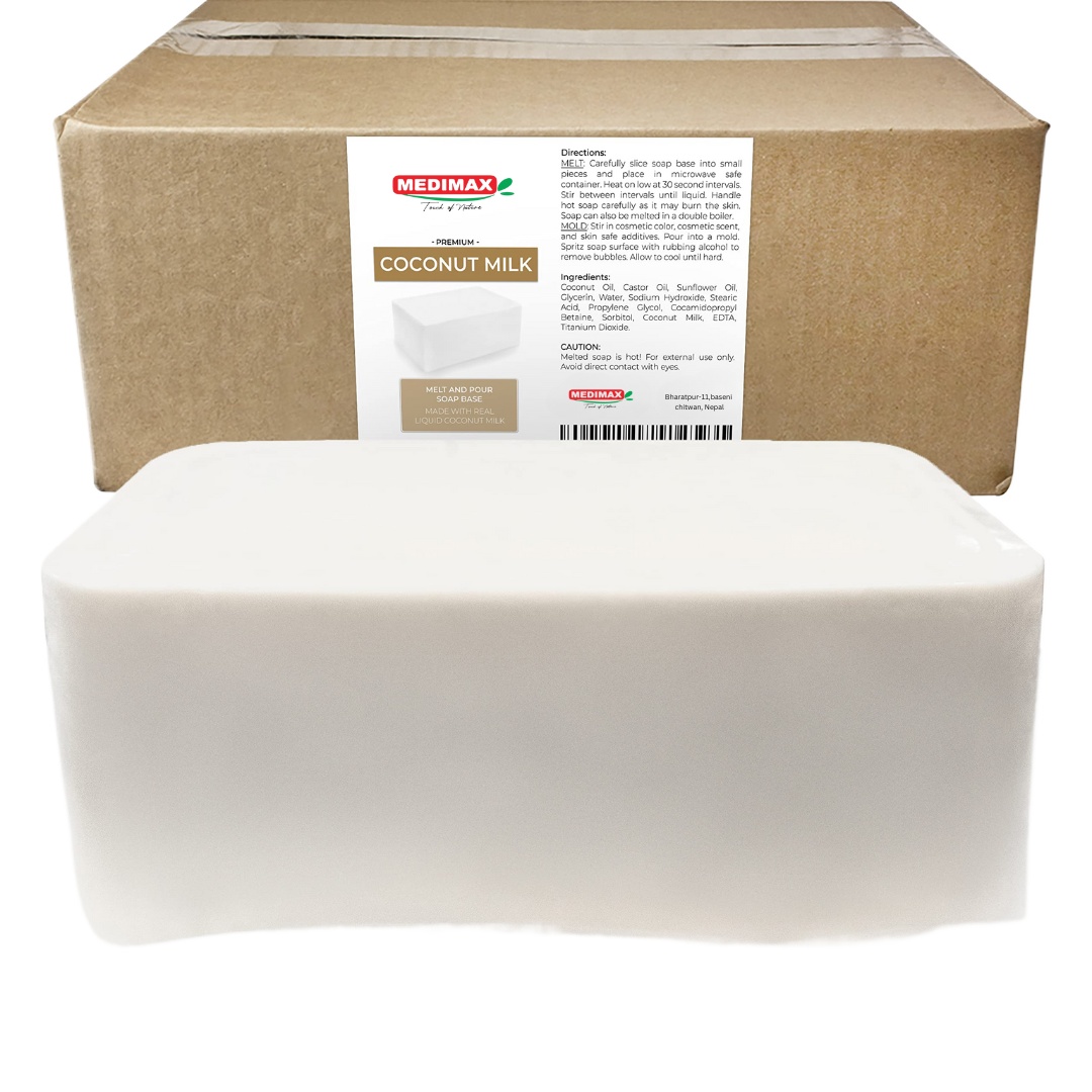 Coconut Milk soapbase Paraben And Sulfate Free All Organic And Natural Ingredients For Face And Body -5kg